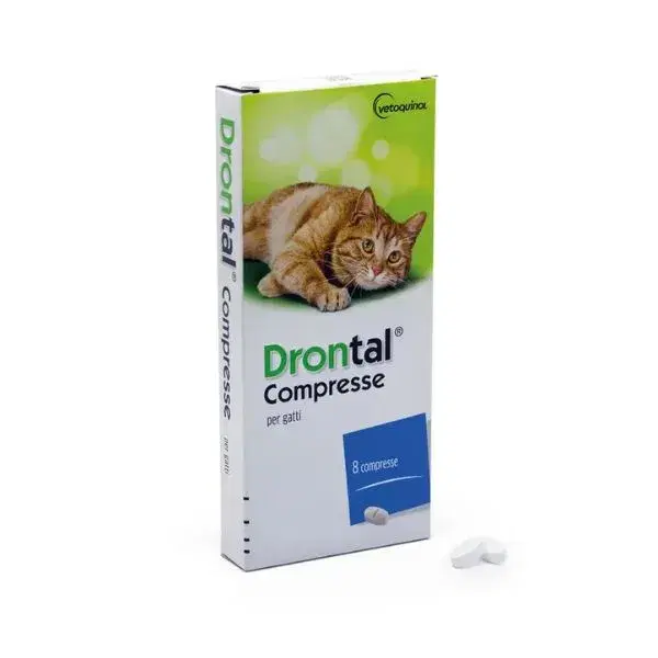 Drontal Gatto Compresse Antiparassitarie per Gatti 8 Compresse