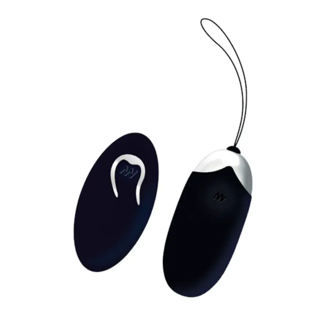 Uovo Vibrante Intense Flippy II con Telecomando Nero