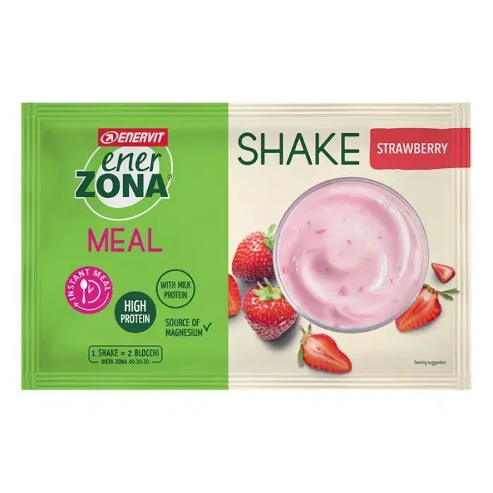 Enervit Enerzona Instant Meal Fragola Yoghurt 1 Busta Da 50 Grammi