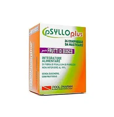 PoolPharma Linea Intestino Sano Psyllo Plus Integratore 24 Compress Frutti Bosco
