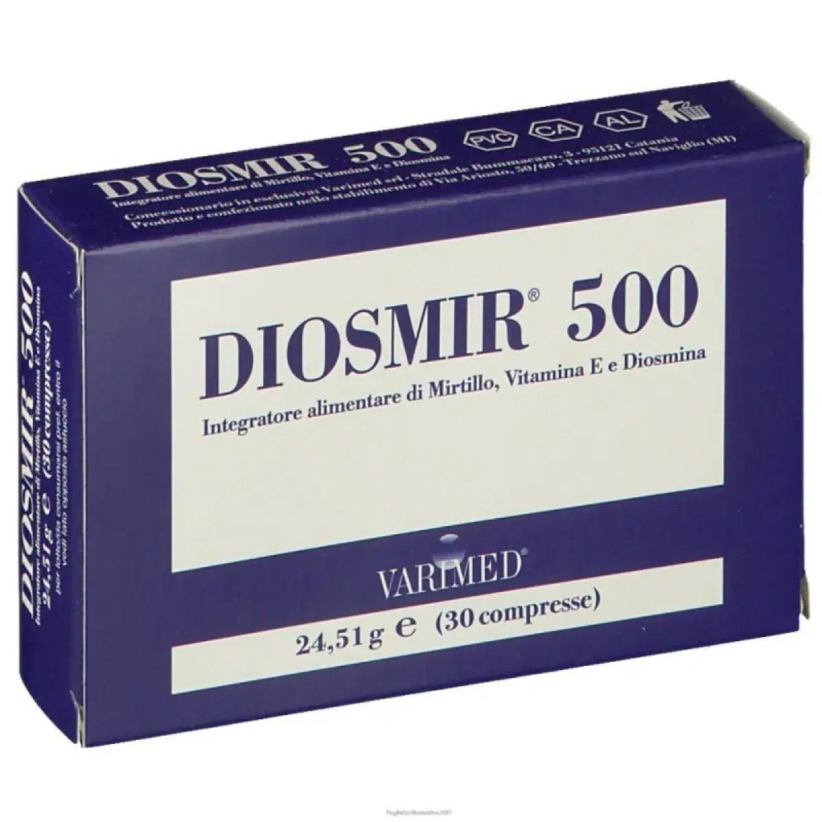 Diosmir 500 Integratore Microcircolo 30 Compresse