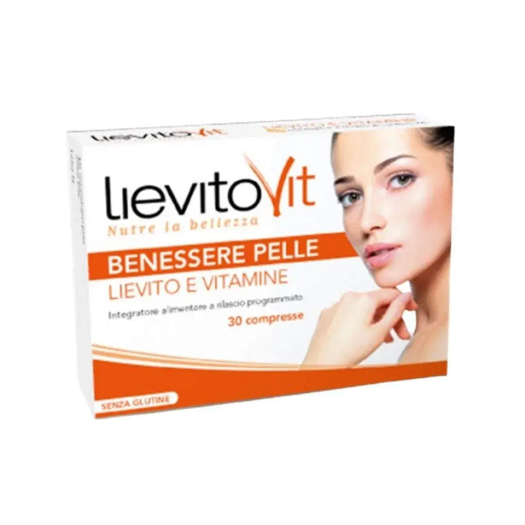 LievitoVit Lievito Vitaminizzato Integratore per il Benessere della Pelle 30 Bus