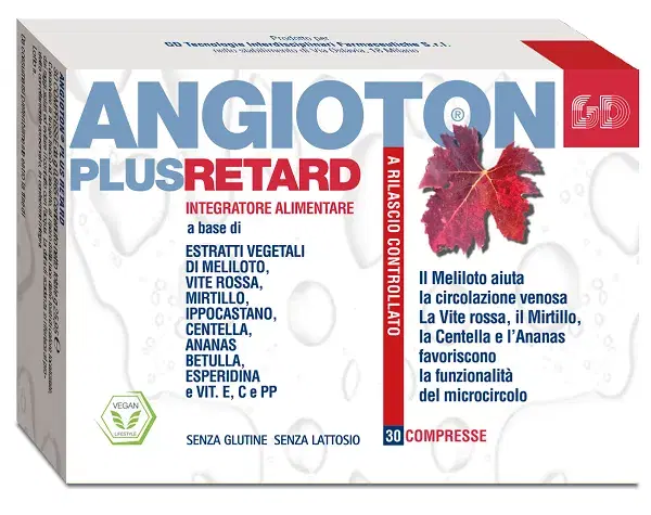 GD Italia Linea Circolazione Angioton Plus Retard Integratore 30 Compresse