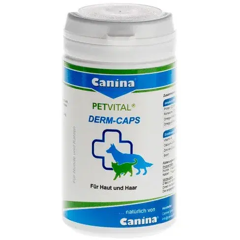 Canina Petvital DermCaps Integratore Antinfiammatorio Cani E Gatti 50 Capsule