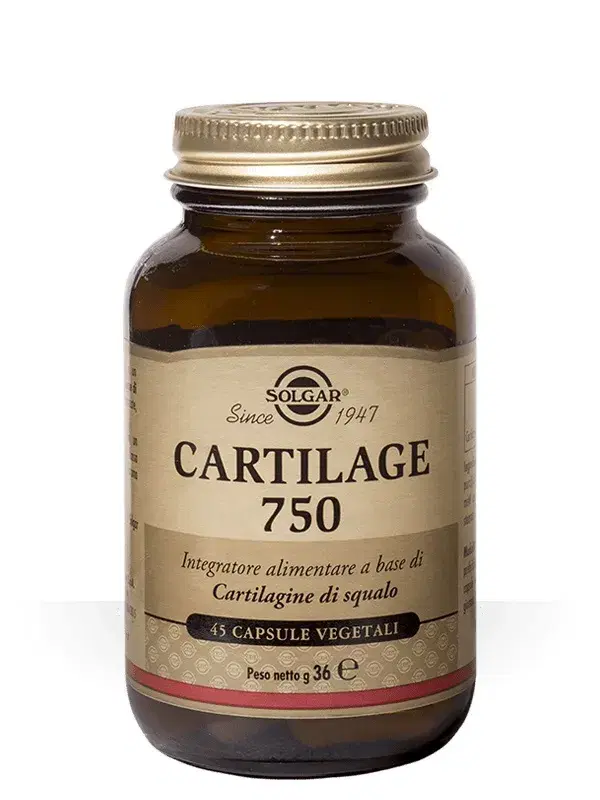 Solgar Cartilage 750 Integratore Alimentare 45 Capsule