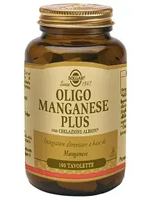 Solgar Oligo Manganese Plus Integratore Alimentare 100 Tavolette