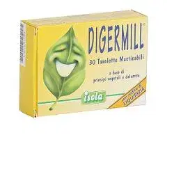 Digermill Mastic Integratore Digestivo in Compresse Masticabili 30 Pezzi