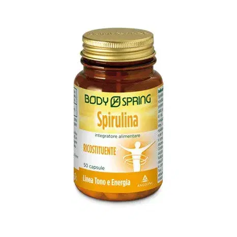 Body Spring Spirulina Integratore Ricostituente 50 Capsule