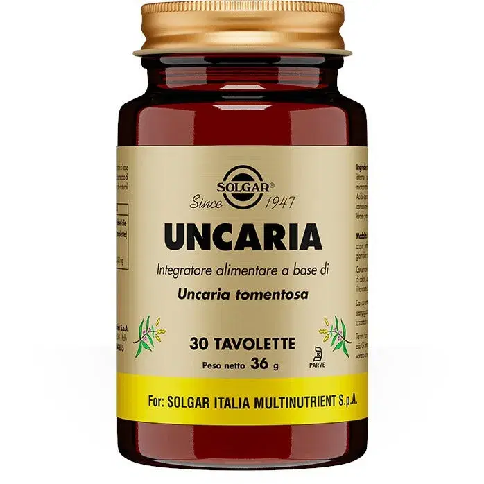 Solgar Uncaria Integratore Articolare 30 Tavolette