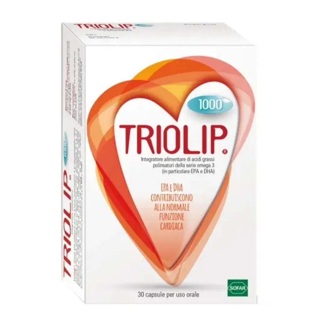 Triolip 1000 Integratore Di Acidi Grassi per la Funzione Cardiaca 30 Capsule