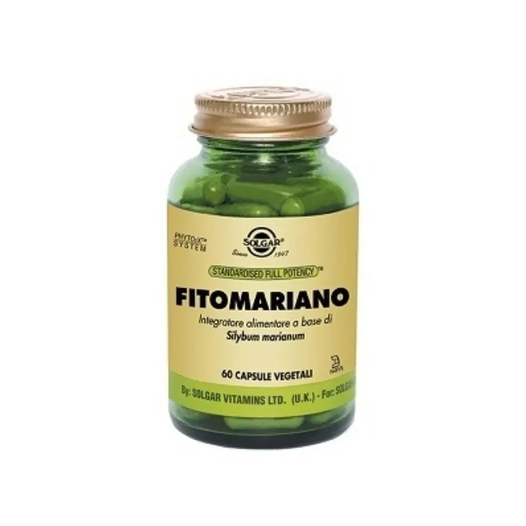 Solgar Fitomariano Integratore Depurativo dell'Organismo 60 Capsule Vegetali