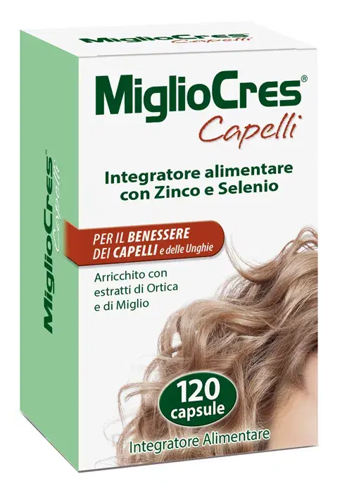 Migliocres Capelli Integratore 120 Capsule