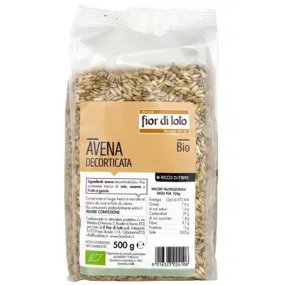 Fior Di Loto Avena Decorticata Biologica 500g