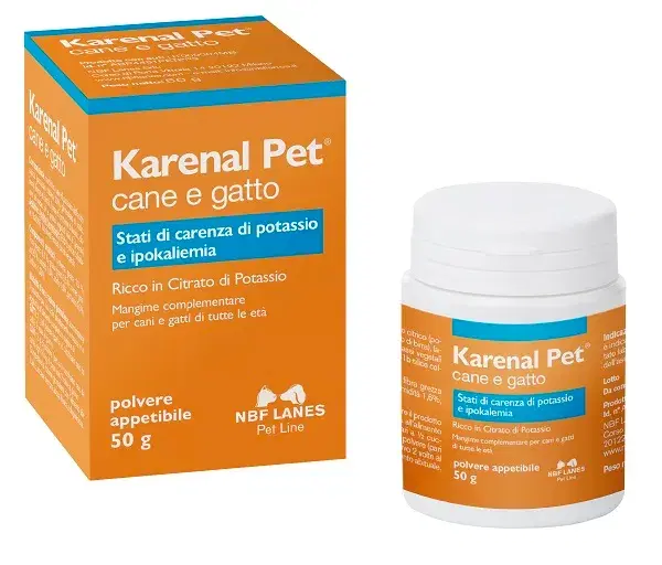 Nbf Lanes Karenal Pet Polvere Integratore Potassio Cani E Gatti 50 g