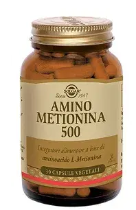 Solgar Amino Metionina 500 Integratore Alimentare 30 Capsule Vegetali