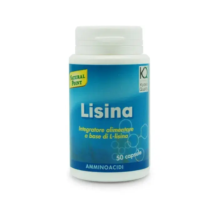Natural Point Lisina Integratore di Amminoacidi 50 Capsule