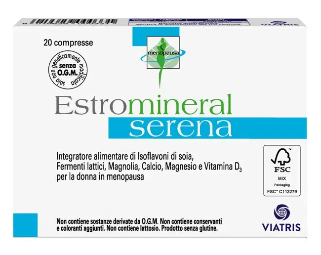 Estromineral Serena Integratore per le Donne in Menopausa 20 Compresse