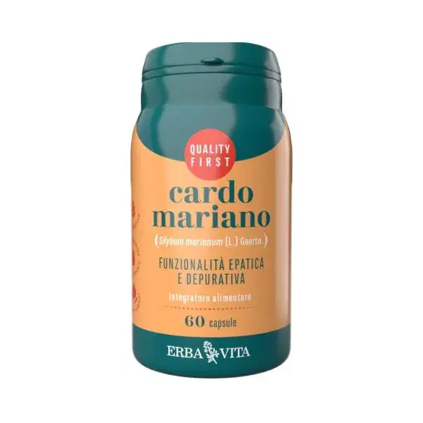 Erba Vita Cardo Mariano Integratore Depurativo 60 Capsule