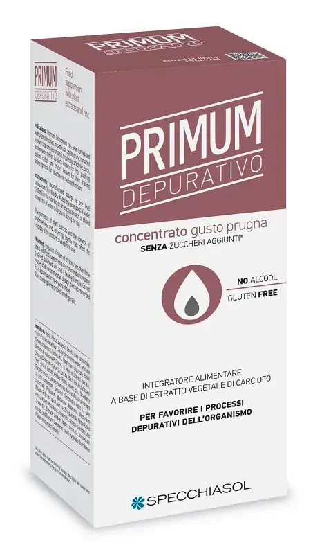 Specchiasol Primum Sciroppo Depurativo Concentrato Gusto Prugna 250 ml