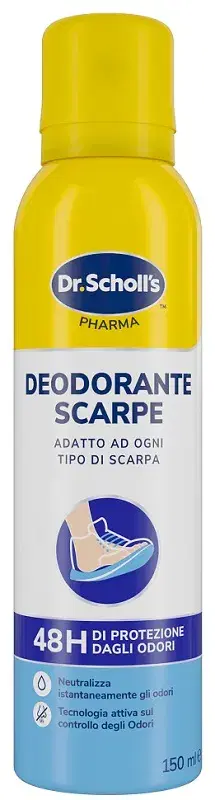 Scholl Fresh Step Deodorante Spray Scarpe Fresche Senza Odori per 24 Ore 150 ml
