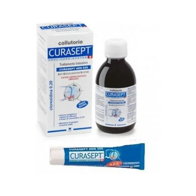 Curasept ADS Clorexidina 0,20% Collutorio 200 ml + Gel parodontale