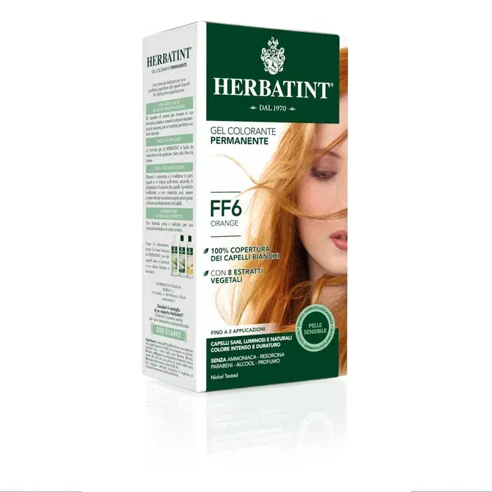 Herbatint Tintura Capelli Gel Permanente FF6 Orange 150 ml