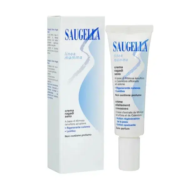 Saugella Crema Anti Ragadi Seno Rigenerante e Lenitiva 30 ml