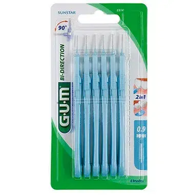 GUM Linea Igiene Dentale Quotidiana Bidirection 2614 Scovolino Fine