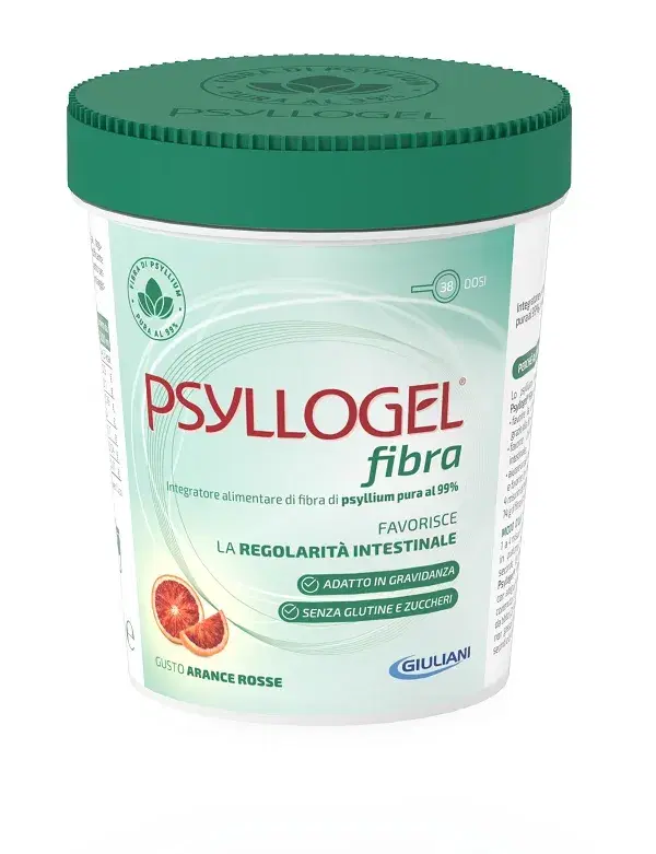 Psyllogel Fibra Integratore Intestino Sano 170 g Arancia Rossa