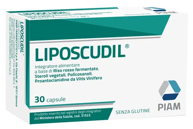 Piam Linea Colesterolo Trigliceridi Liposcudil Integratore 30 Capsule