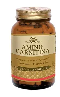 Solgar Amino Carnitina Integratore Alimentare 30 Capsule