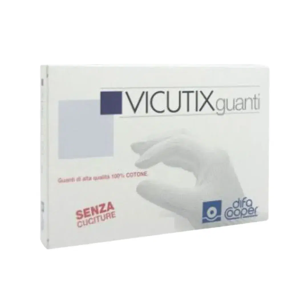 Vicutix Guanto In Cotone Antiallergico Taglia S