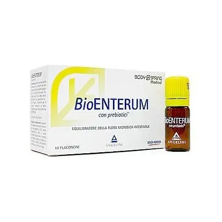 Angelini Linea Intestino Sano BioENTERUM Fermenti Lattici 10 Flaconcini 8 ml