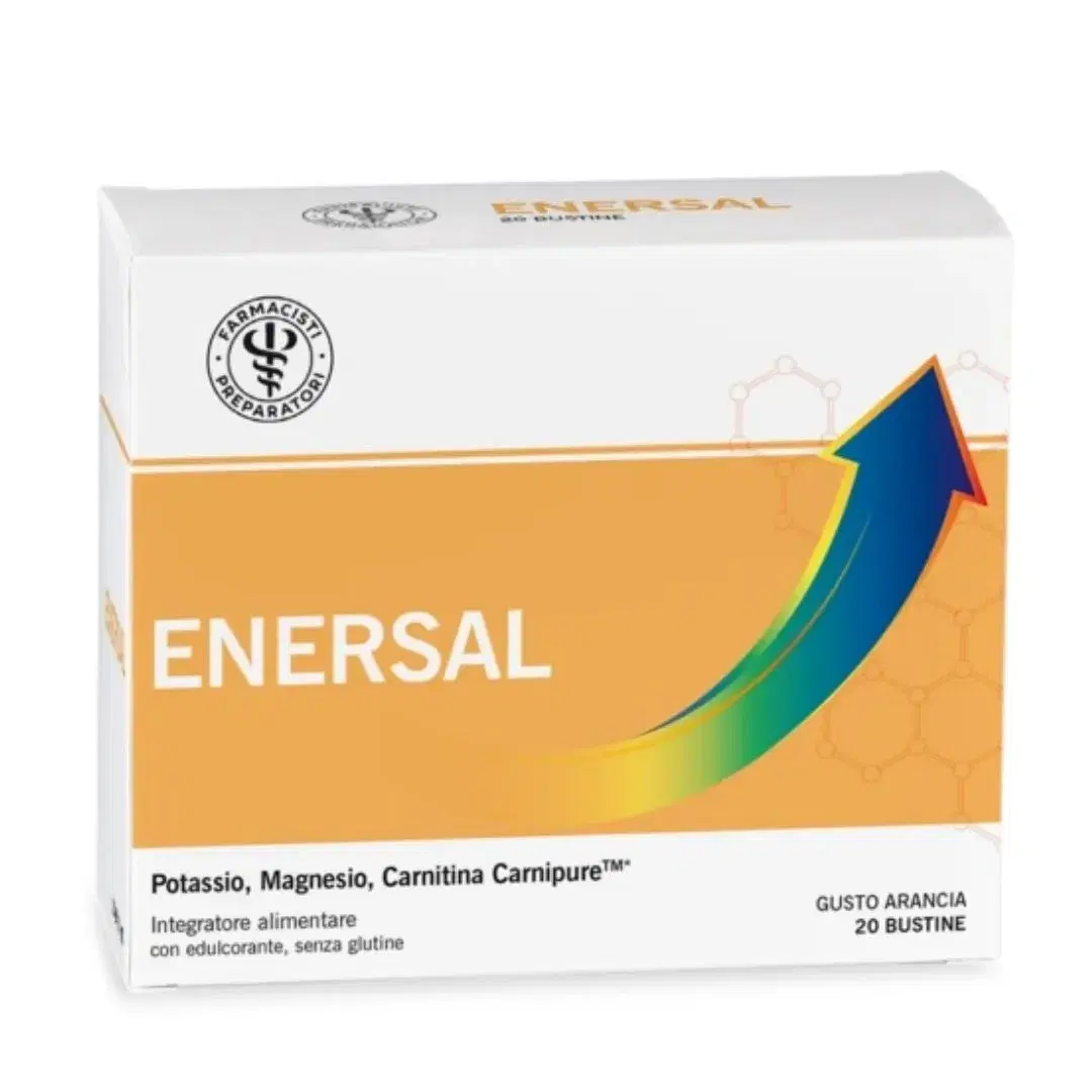 Unifarco Enersal Integratore di Magnesio e Potassio 20 Bustine