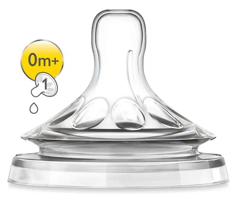 Avent Linea Allattamento Neonato 2 Tettarelle Classic+ Prime Poppate 1 Foro 0m+