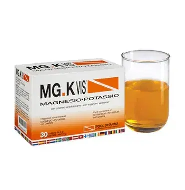 MGK VIS Linea Sali Minerali Polvere Granulare Integratore 30 buste Gusto Arancia