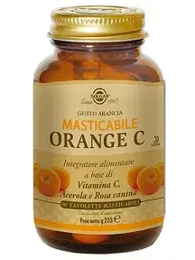 Solgar Orange C Integratore Alimentare 90 Tavolette Masticabili