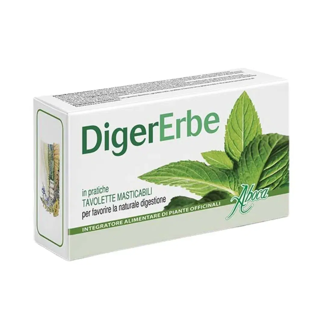 Aboca Linea Stomaco Sano Digererbe Integratore Alimentare 30 Tavolette