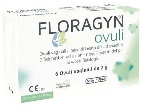 Floragyn Ovuli Vaginali 12g 6 Pezzi
