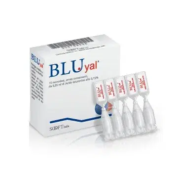 Sooft Italia Linea Salute degli Occhi Bluyal Lacrime Collirio 15 Flaconcini