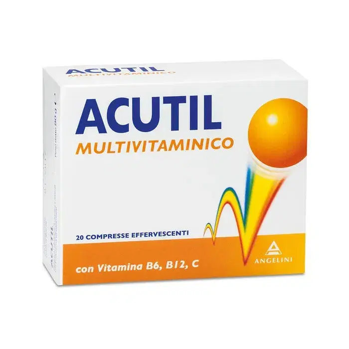 Acutil Multivitaminico Integratore Energetico 20 Compresse Effervescenti
