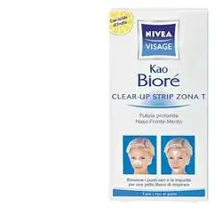 Nivea Clear-Up Strip Zona T Cerotti per Rimuovere Punti Neri 6 Pezzi