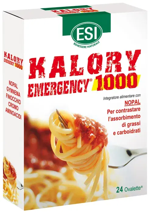 Esi Kalory Emergency 1000 Integratore Alimentare Riduzione Calorie 24 Ovalette