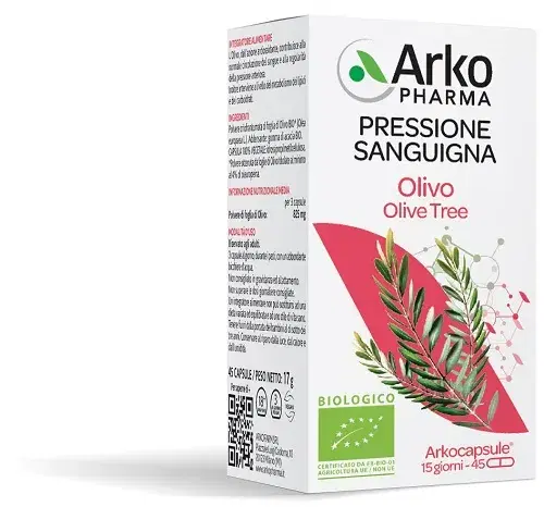 Arkocapsule Olivo Integratore per la Pressione Sanguigna 45 Capsule