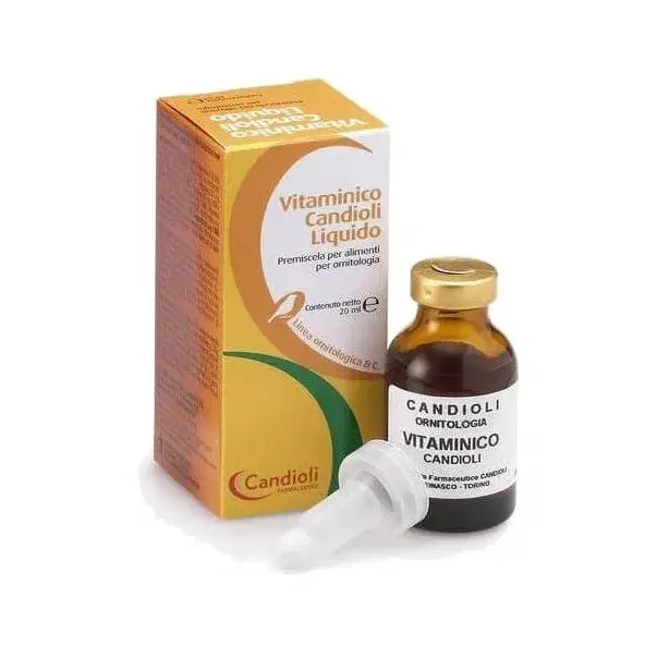 Candioli Vitaminico Liquido Integratore Per Uccelli 20 ml