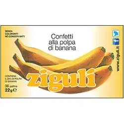 Zigulì Banana Blister 36 Palline