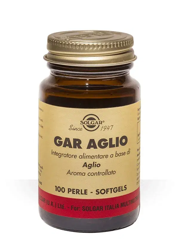 Solgar Linea Antiossidanti Gar Aglio Integratore alimentare 100 Perle Softgel