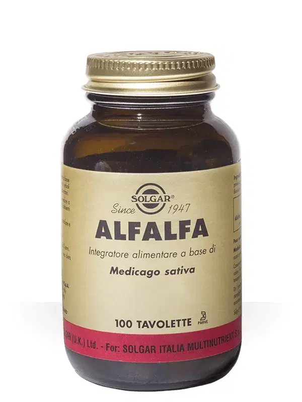 Solgar Alfalfa Integratore Alimentare 100 Tavolette