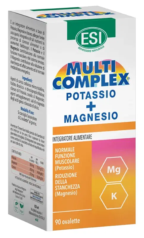 Esi Multicomplex Potassio Magnesio Integratore Alimentare 90 Ovalette
