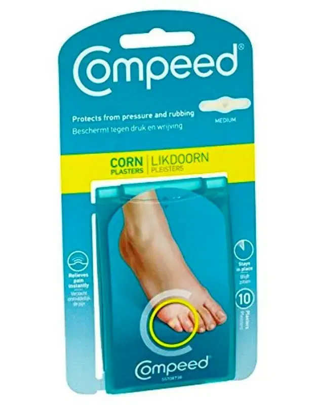 Compeed Linea Cura delle Mani e dei Piedi 10 Cerotti Medi per Calli